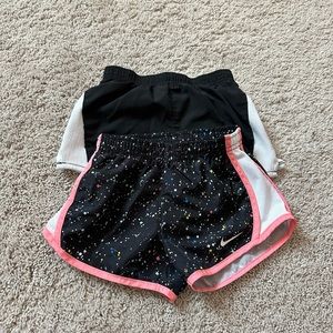 Nike - set of 2 - athletic toddler shorts